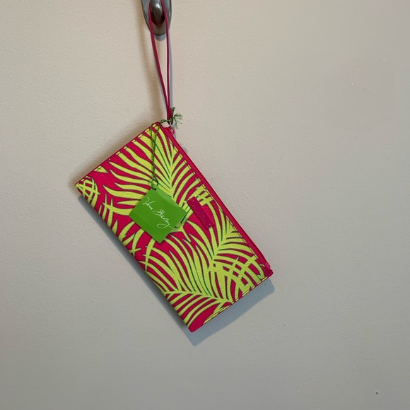 NWT Vera Bradley Palm Frond tote & wristlet - Picture 4 of 7